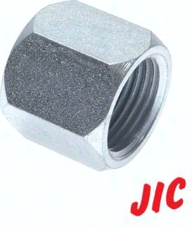 Verschlusskappen mit JIC-Gewinde, bis 345 bar