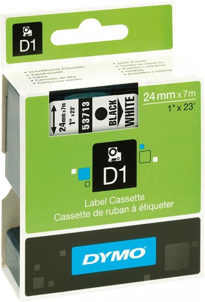DYMO D1-Schriftbänder 24 mm für DYMO 500TS u.450D
