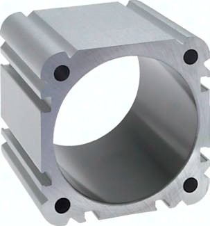 Zylinder ISO 15552 mit Magnet und einstellbarer Endlagendämpfung, Typ TM