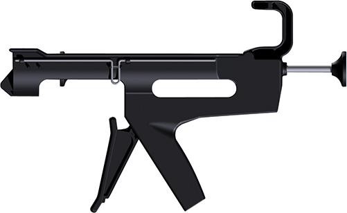 Handfugenpistole H1 schwarz