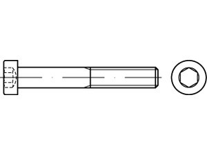 DIN 7984 Zylinderschrauben mit Innensechskant, niedriger Kopf, A2