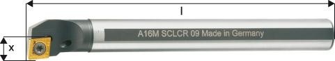 ISO-Bohrstangen-Set 95° A..-SCLCR/L mit Innenkühlung
