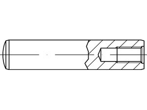 DIN 7979 Zylinderstifte mit Innengewinde, gehärtet, Toleranzfeld m6