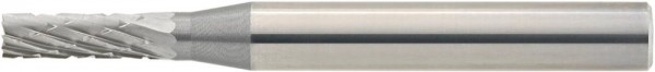 Hartmetall-Frässtift mit 6 mm Schaft, Zylinderform ZYA, Zahnung INOX