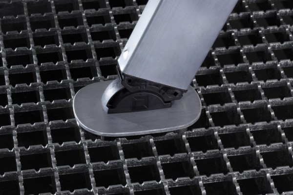 nivello®-Fußplatte für Gitterroste