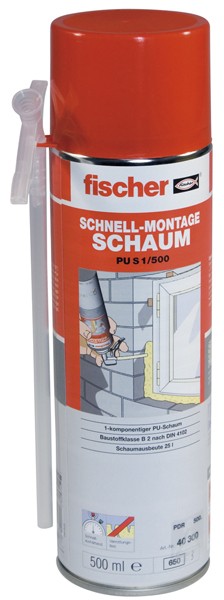 1-K-Schnellmontageschaum PU S 500/750