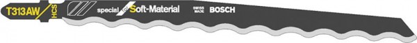 Wellenschliffmesser für weiche Materialien, gerader, feiner Schnitt, Bosch