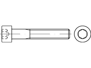 ISO 4762 Zylinderschrauben mit Innensechskant 8.8