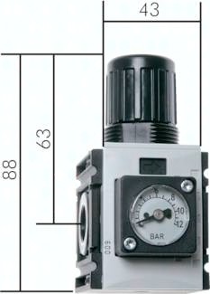 Druckregler Futura-Baureihe 0|bis 1000 l/min