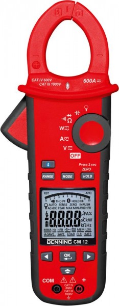 Digital-Stromzangen-Multimeter CM 12, Benning